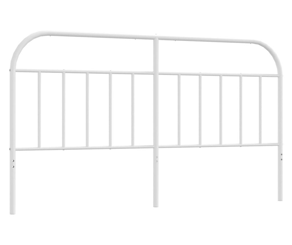 Metalni okvir kreveta, bijeli, 160 cm - 2