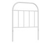 Metalni uzglavlje za krevet, bijelo, 75 cm thumbnail 2