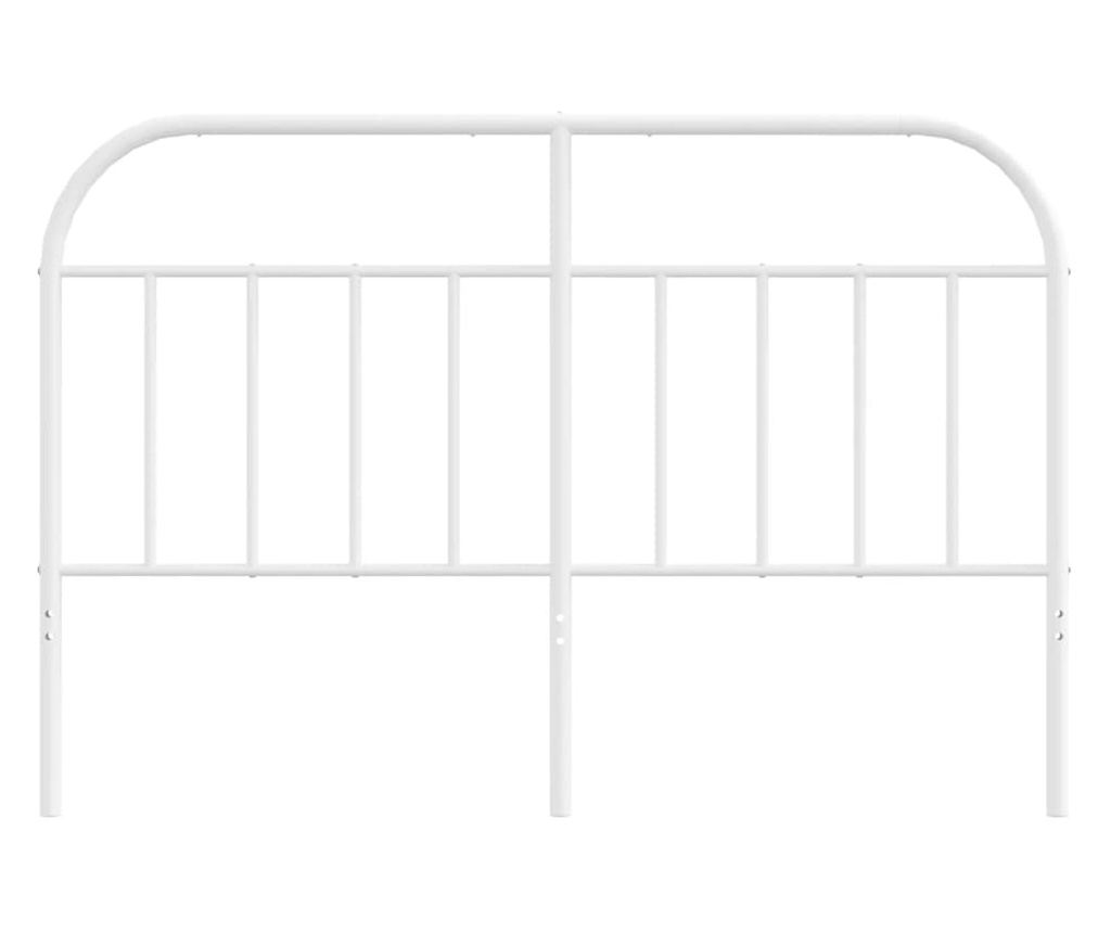 Metalni uzglavlje, bijelo, 140 cm - 4