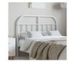 Metalni uzglavlje za krevet, bijelo, 120 cm thumbnail 1