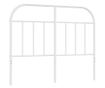 Metalni uzglavlje za krevet, bijelo, 120 cm thumbnail 2