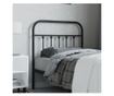Metalni okvir kreveta, crni, 90 cm thumbnail 1