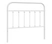 Metalni uzglavlje za krevet, bijelo, 107 cm thumbnail 2