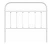 Metalni uzglavlje za krevet, bijelo, 107 cm thumbnail 4