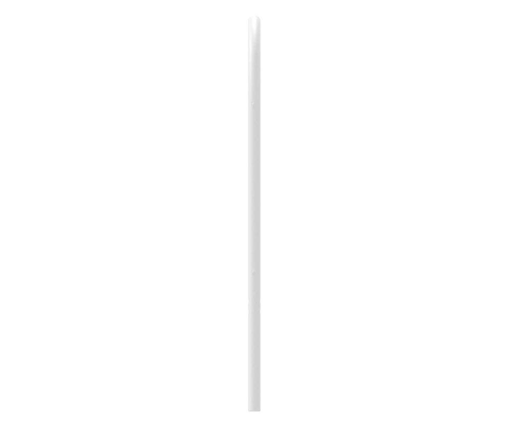 Metalni uzglavlje kreveta, bijelo, 200 cm - 5