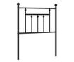 Metalni okvir za krevet, crna, 75 cm thumbnail 2