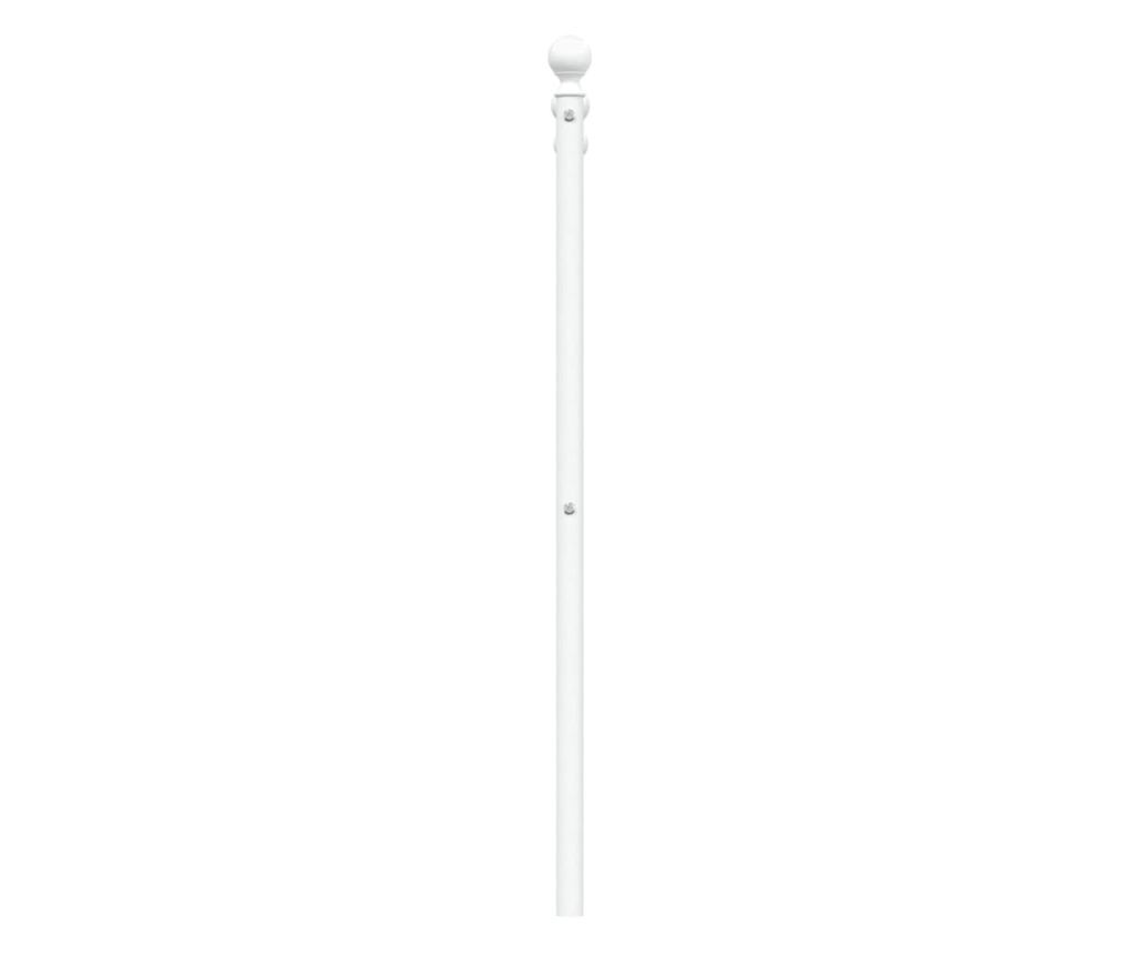 Okvir za krevet od metala, bijeli, 200 cm - 5