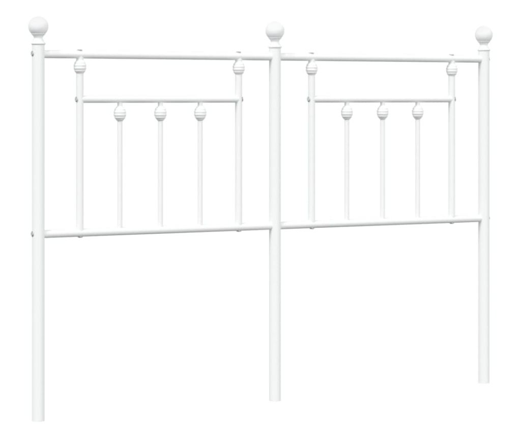 Okvir za krevet, bijeli, 150 cm - 2