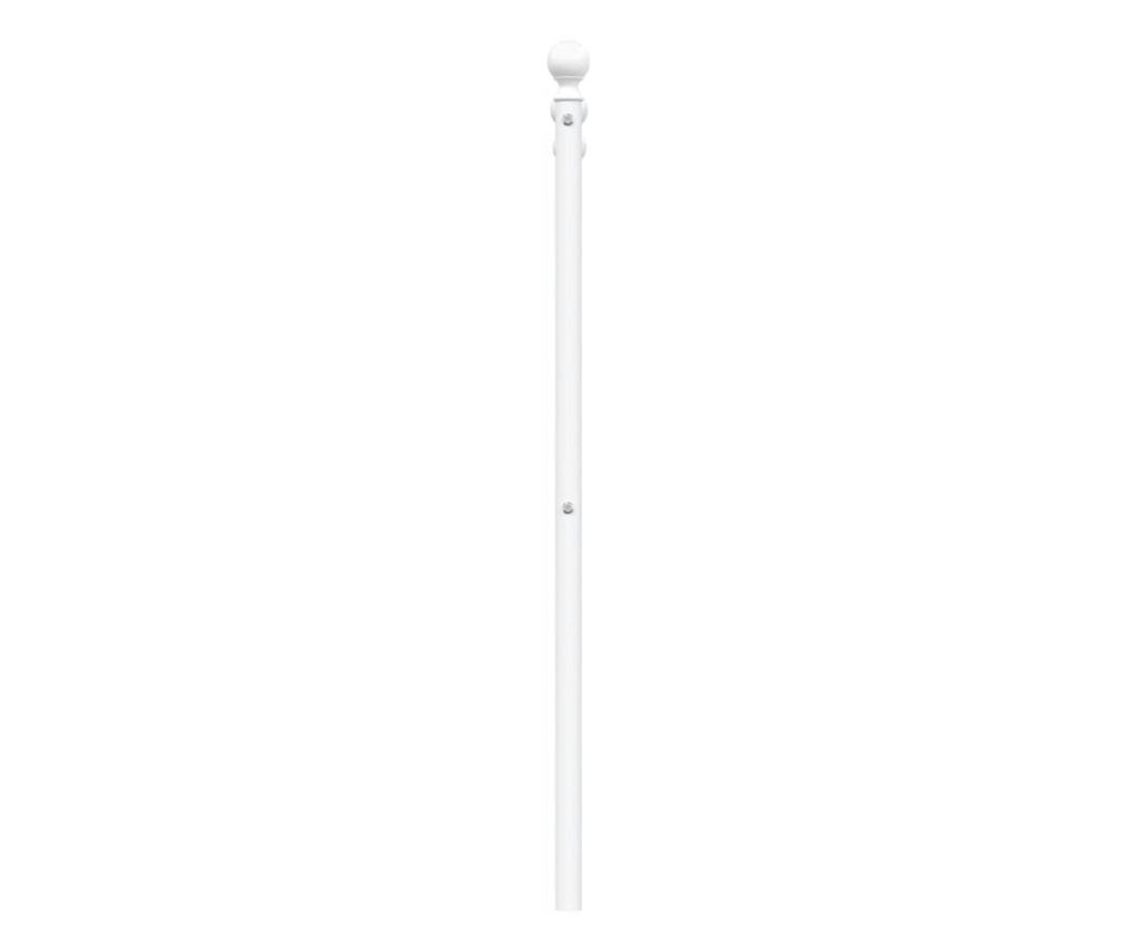 Metalni uzglavlje, bijelo, 75 cm - 5
