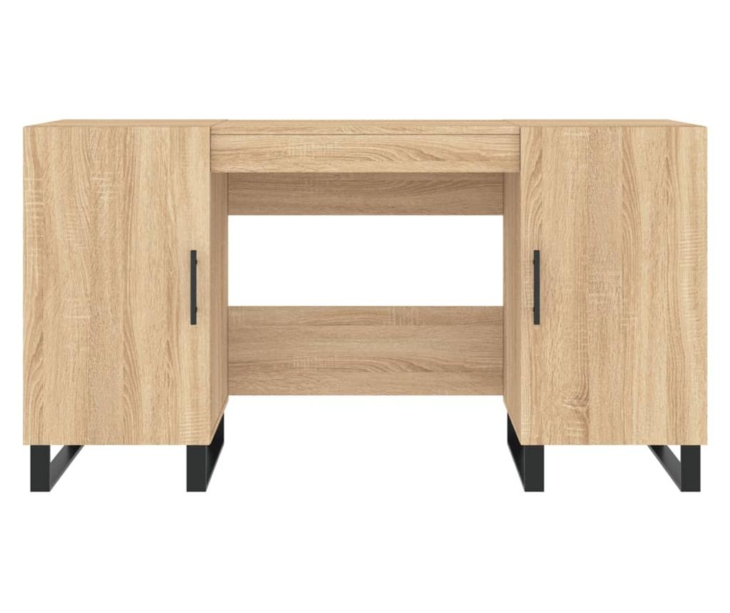 Radni stol, sonoma hrast, 140x50x75 cm, kompozitno drvo - 6