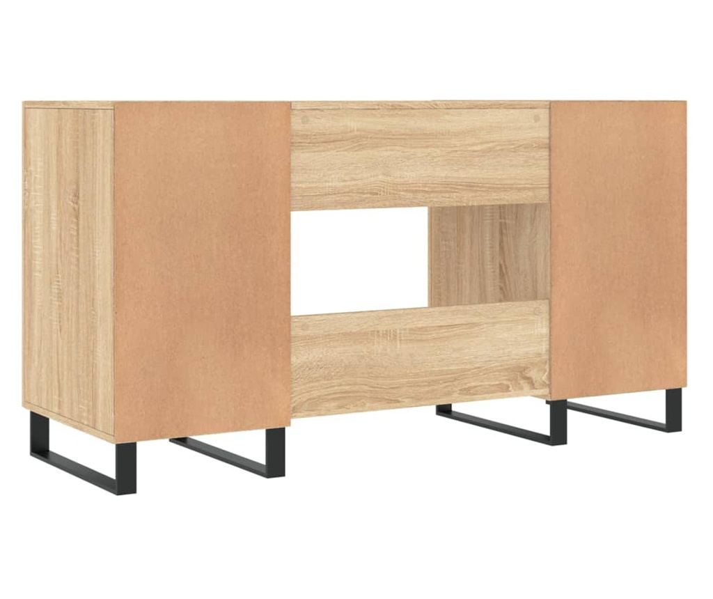 Radni stol, sonoma hrast, 140x50x75 cm, kompozitno drvo - 8