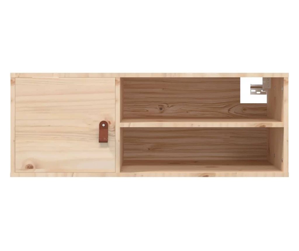Επιτοίχια Ντουλάπια 80x30x30 εκ. από Μασίφ Ξύλο Πεύκου 2 τεμ. - 7