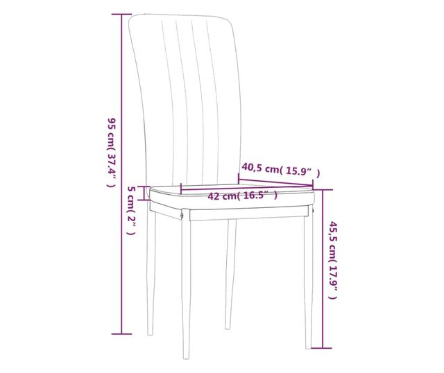 Jedilni stoli, 2 kosi, roza, žamet