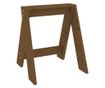 Stools, 2 pcs, Honey Brown, 40x40x45 cm, Solid Pine Wood