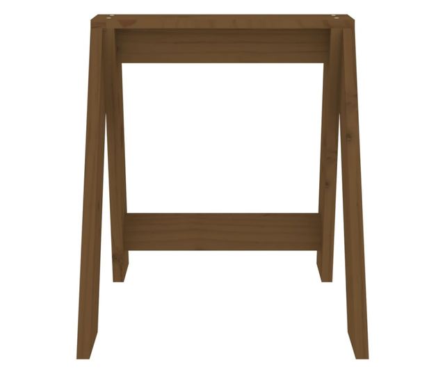 Stools, 2 pcs, Honey Brown, 40x40x45 cm, Solid Pine Wood