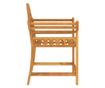 Vrtna stolica, 88x60x92 cm, masivna tikovina thumbnail 4