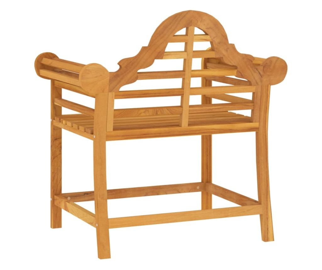 Vrtna stolica, 88x60x92 cm, masivna tikovina - 5