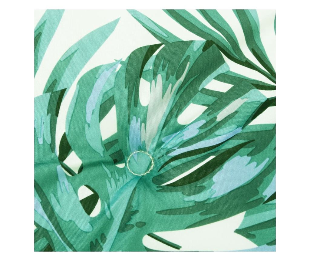 Jastuci za stolice visokog naslona, 4 kom, uzorak lišća, tekstil - 8