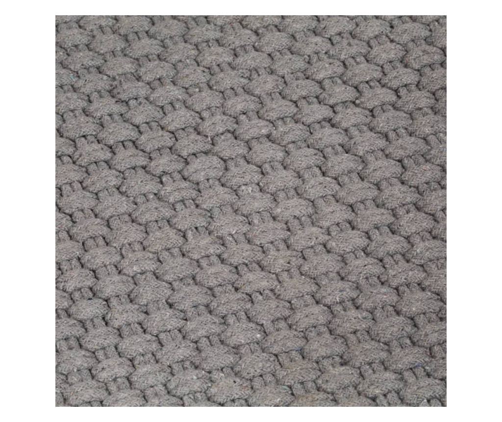 Pravokotna preproga, siva, 180x250 cm, bombaž - 5