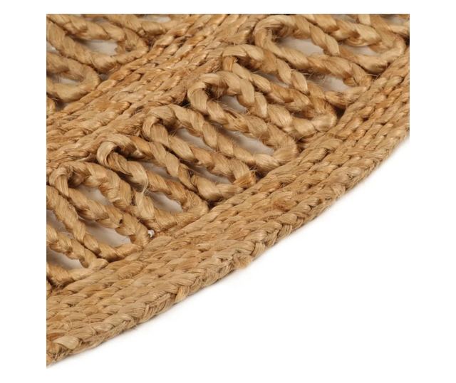 Prepletena preproga, 150 cm, juta, okrogla