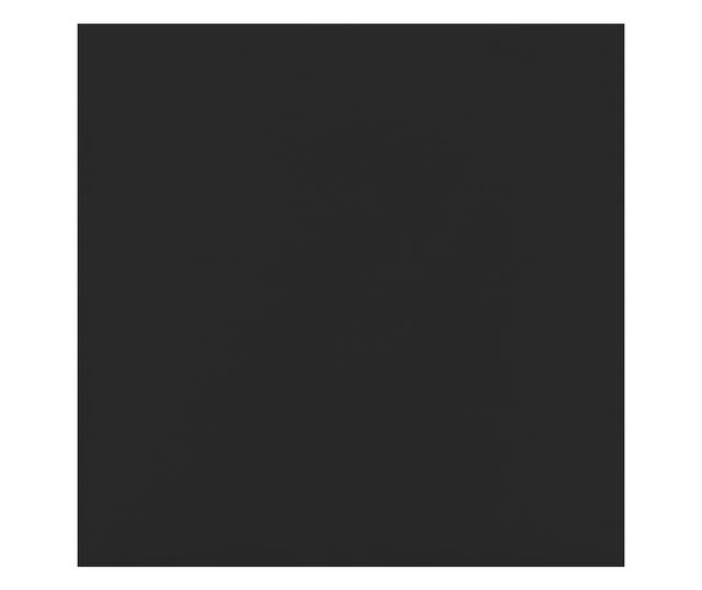 Vrtna klupa s jastukom, crna, poliratan