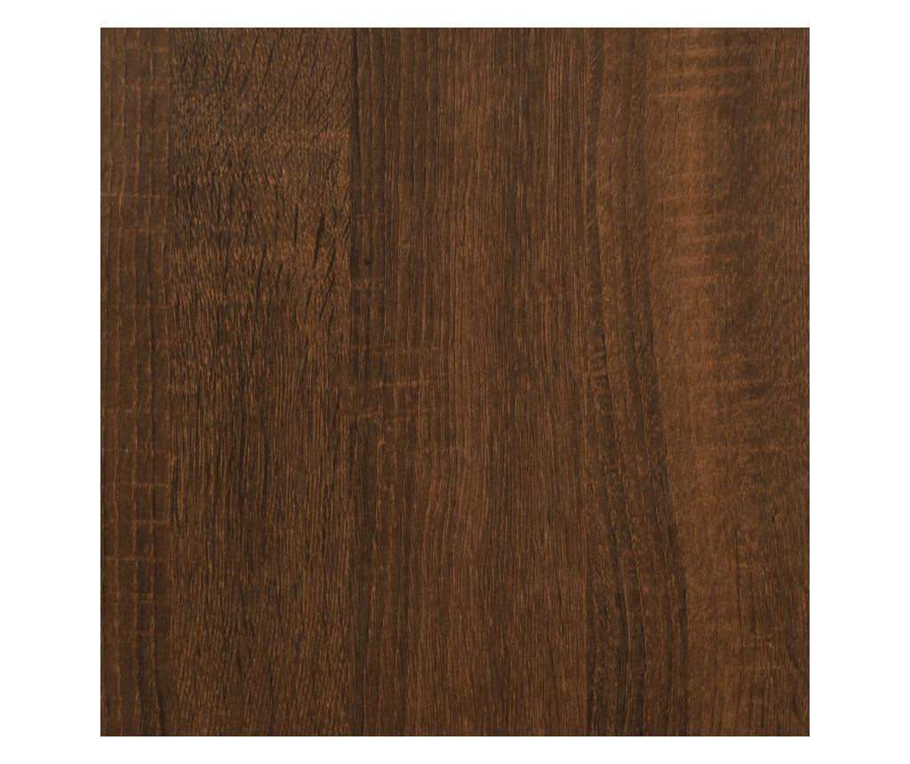 Komoda, smeđi hrast, 90x34x80 cm, kompozitno drvo - 12