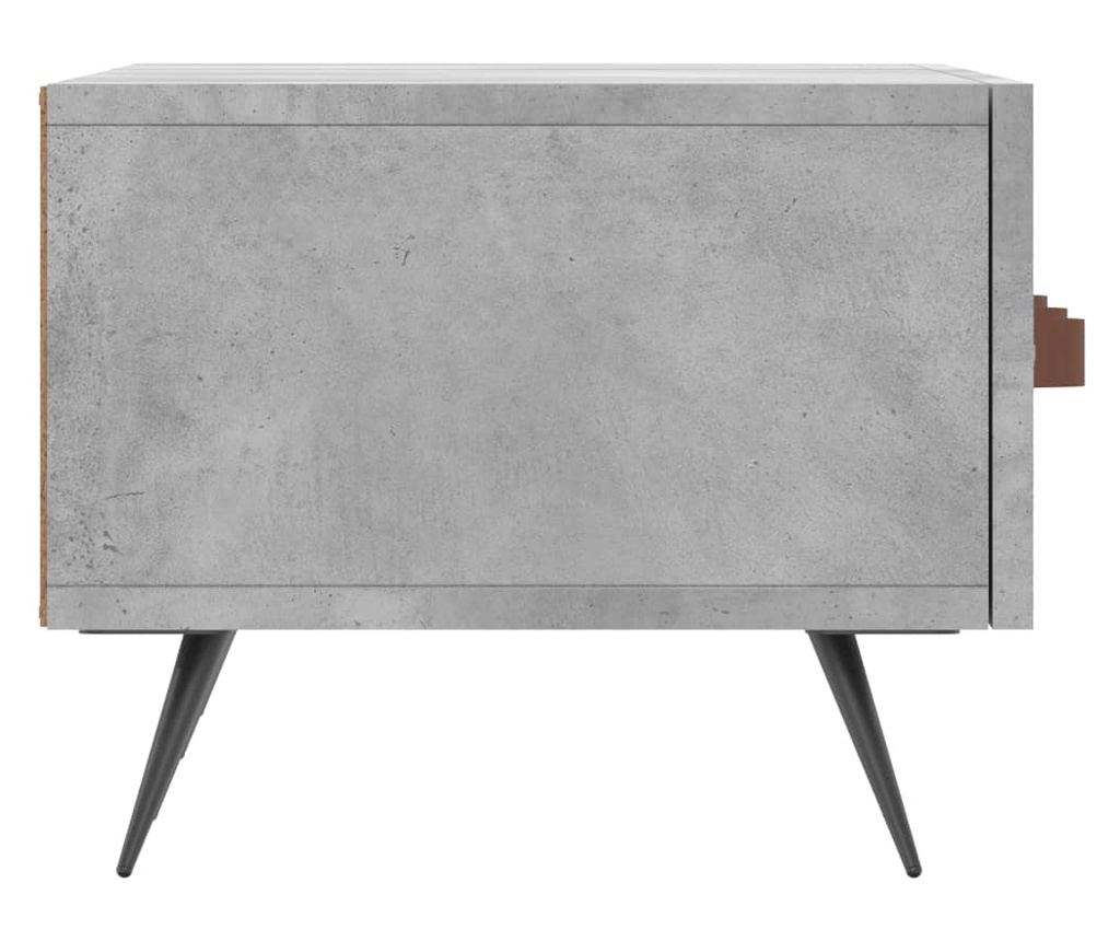 TV Ormarić, Betonsko siva, 150x36x30 cm, Konstruirano drvo - 7
