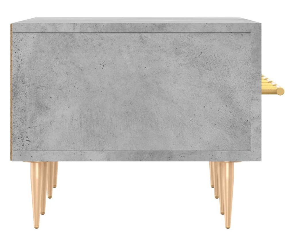 TV Ormarić, boja betona, 150x36x30 cm, konstruirano drvo - 7