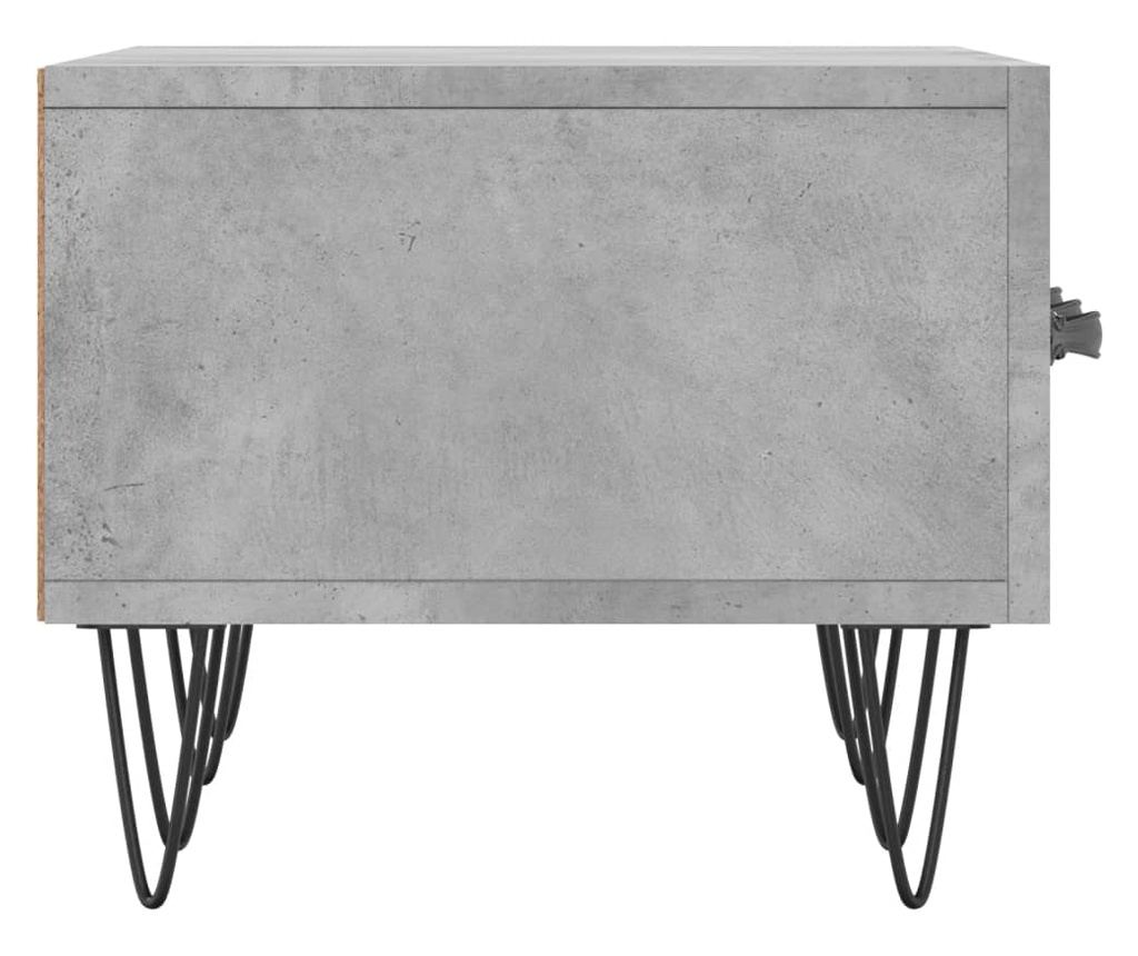 TV Ormarić, boja betona, 150x36x30 cm, konstruirano drvo - 7