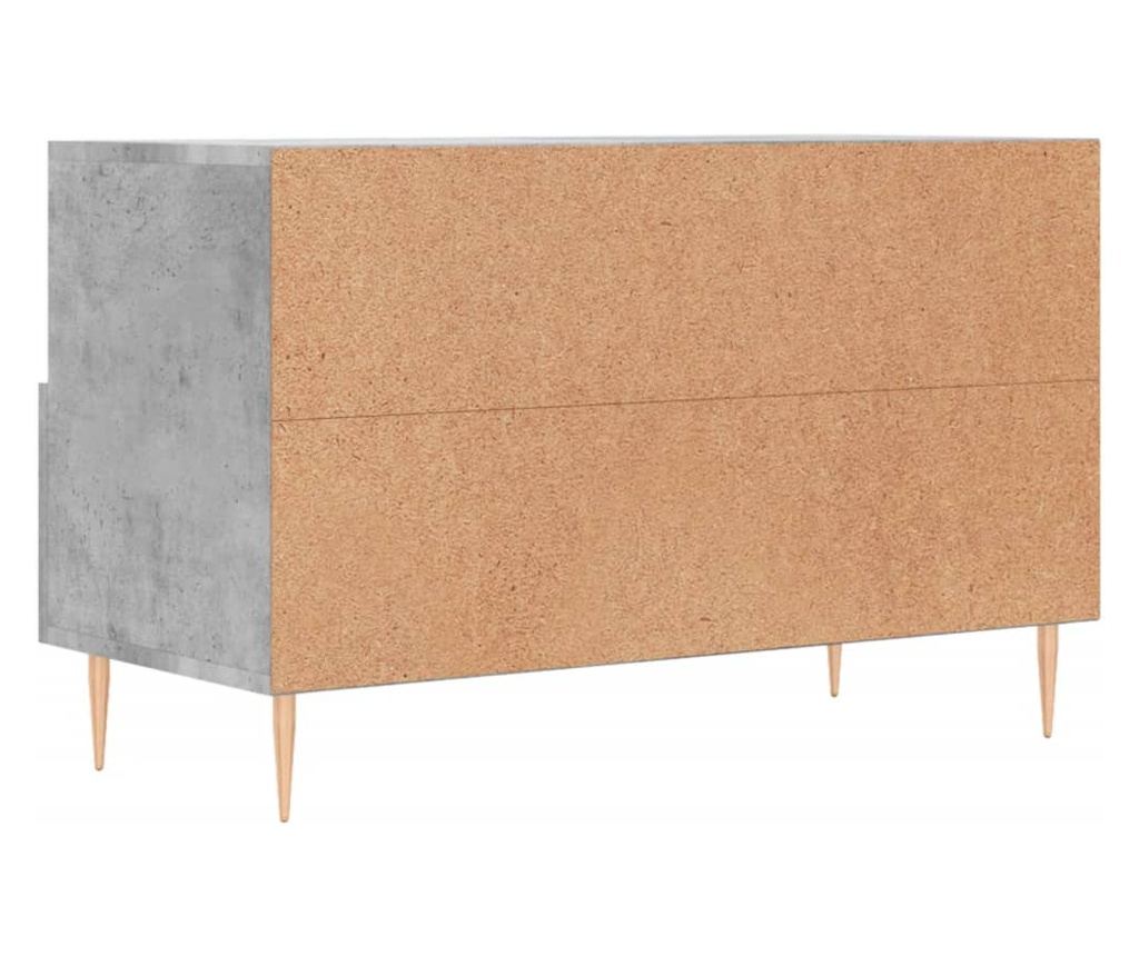 TV Ormarić, betonsko siva, 80x36x50 cm, kompozitno drvo - 8