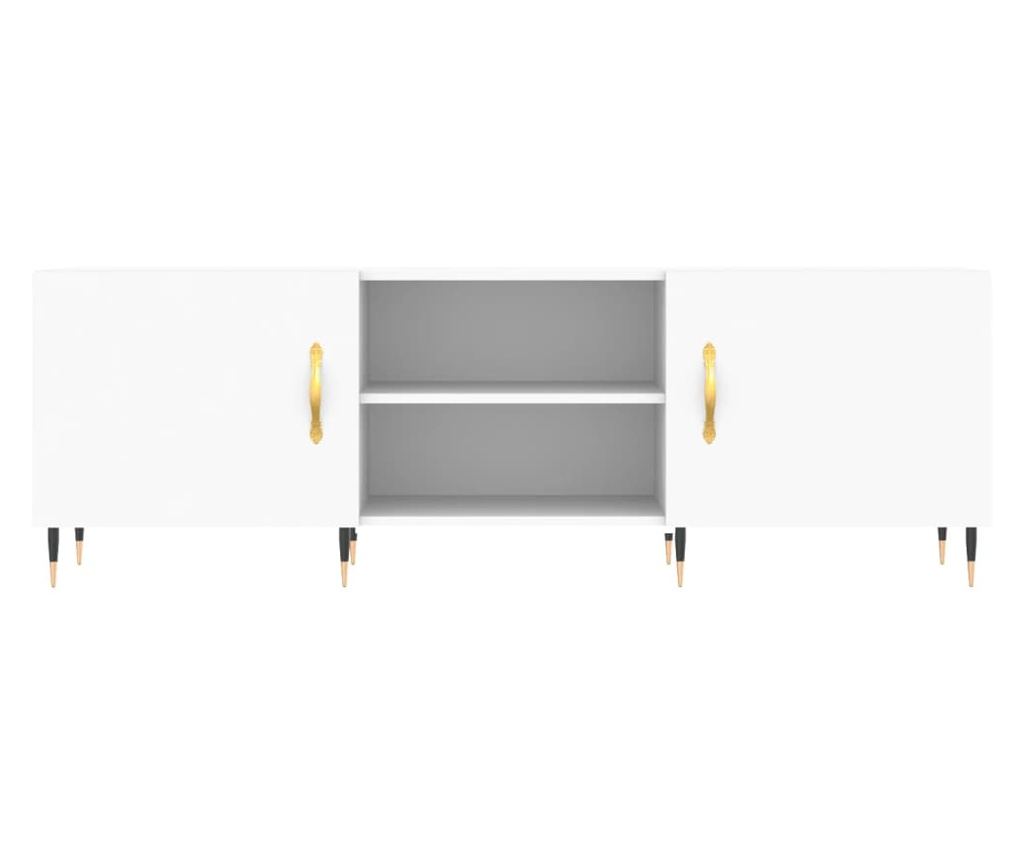 TV komoda, bijela, 150x30x50 cm, kompozitno drvo - 5