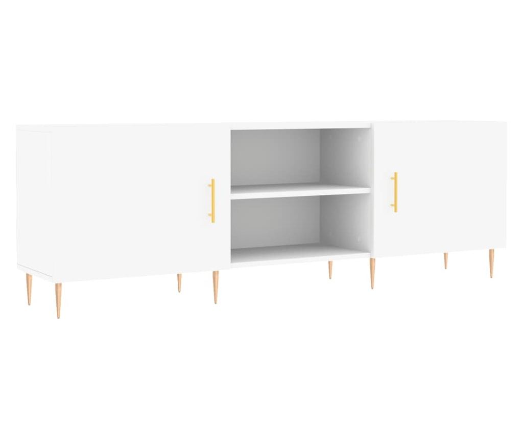 TV komoda, bijela, 150x30x50 cm, kompozitno drvo - 2