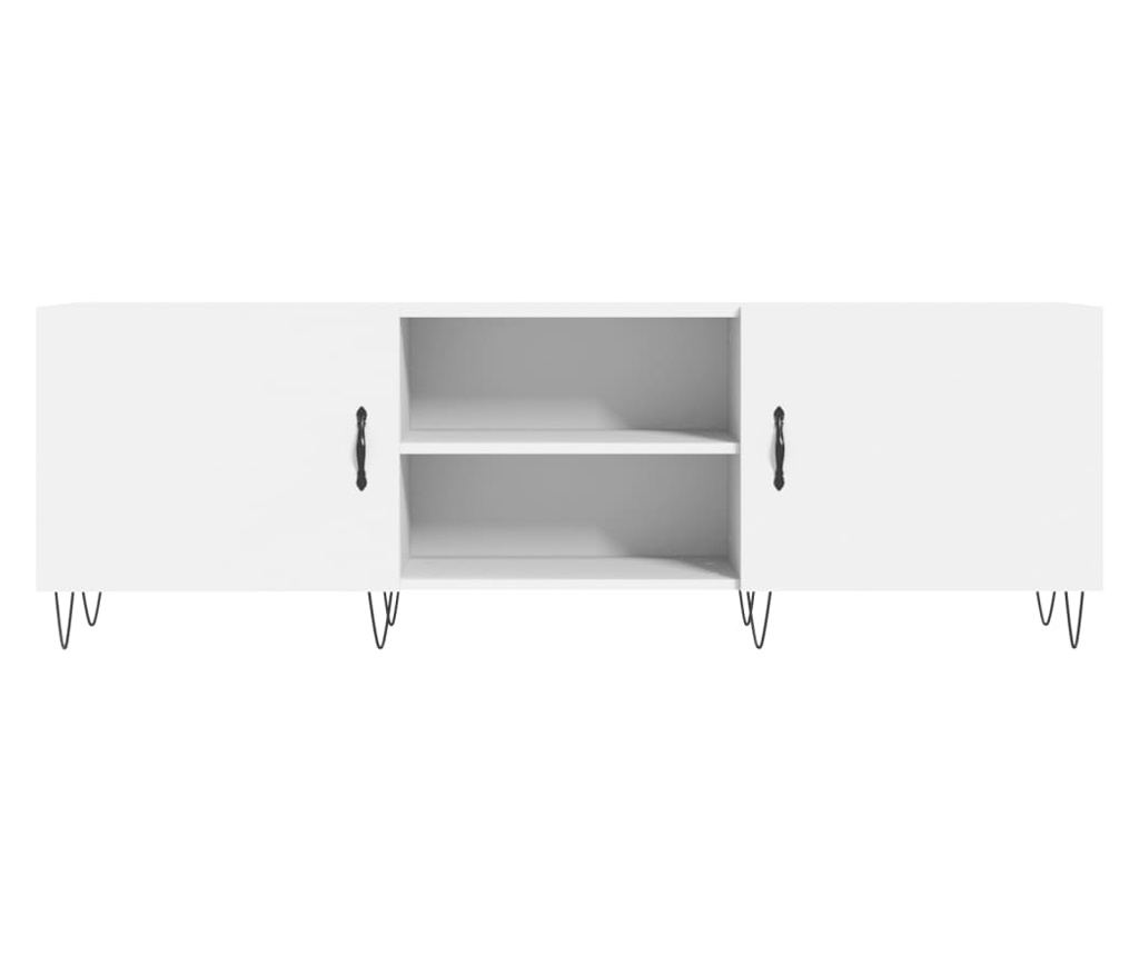 TV komoda, bijela, 150x30x50 cm, kompozitno drvo - 5