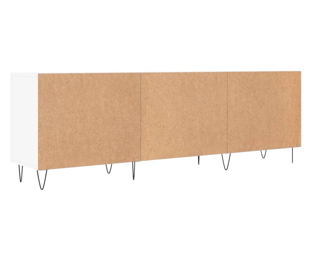 TV komoda, bijela, 150x30x50 cm, kompozitno drvo - 8