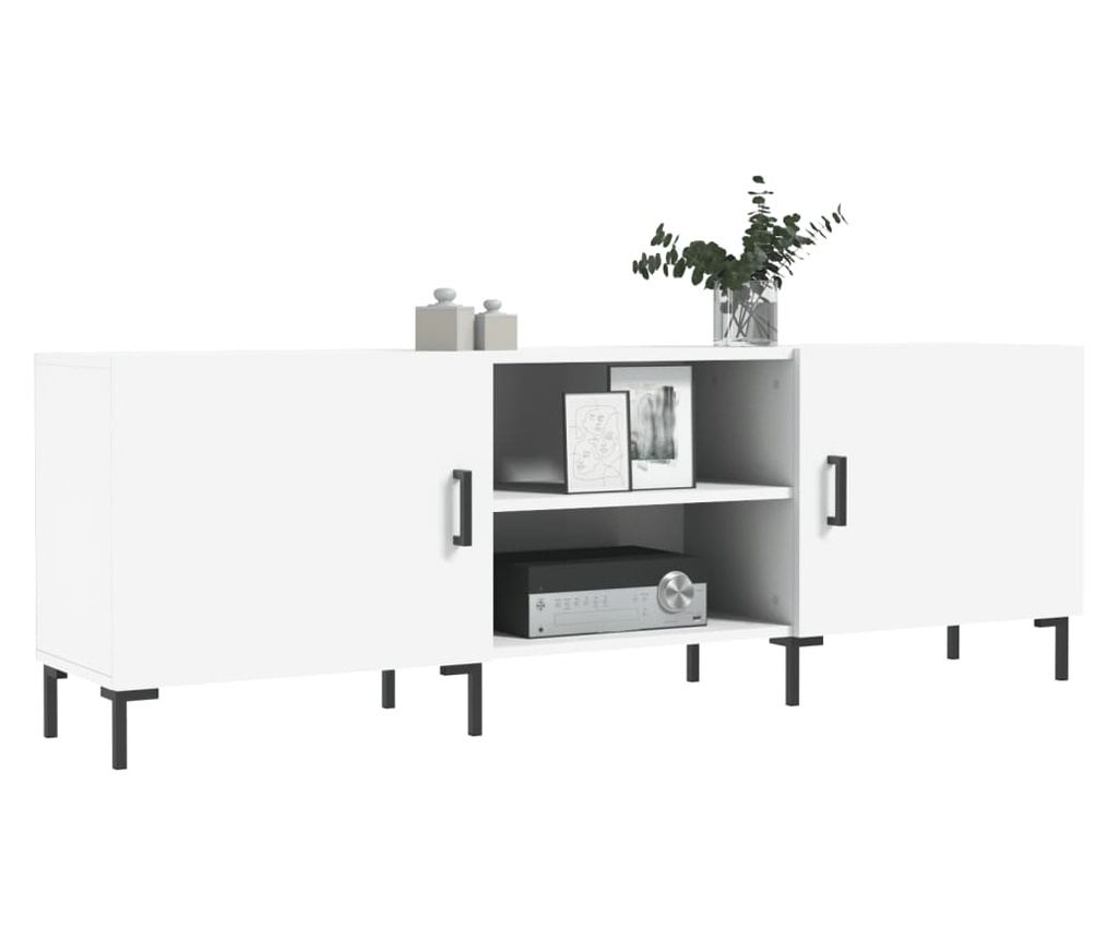 TV Ormarić, bijeli, 150x30x50 cm, kompozitno drvo - 3