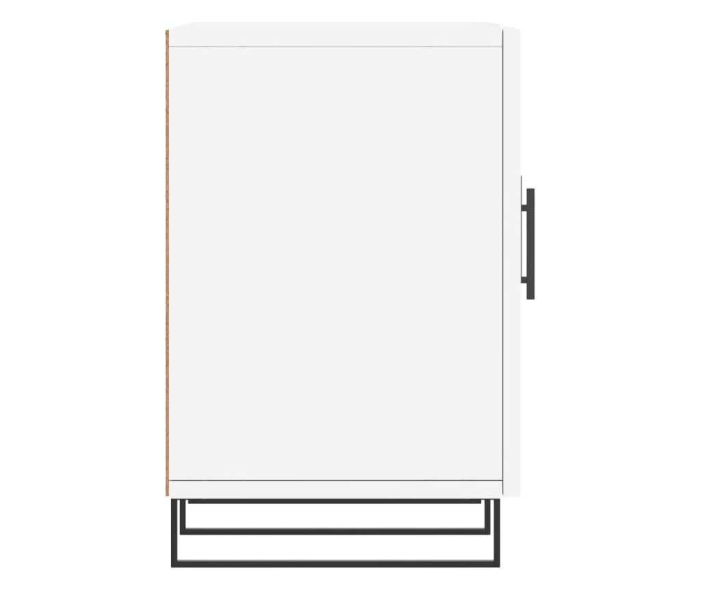 TV stalak, bijeli, 150x30x50 cm, kompozitno drvo - 7