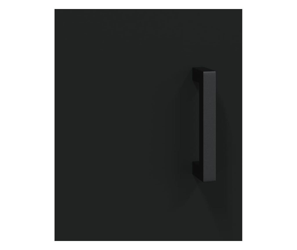Konzola, crna, 34,5x34x90 cm, kompozitno drvo - 10