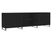 TV komoda, crna, 150x30x50 cm, kompozitno drvo thumbnail 2