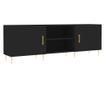 TV stalak, crni, 150x30x50 cm, kompozitno drvo thumbnail 2