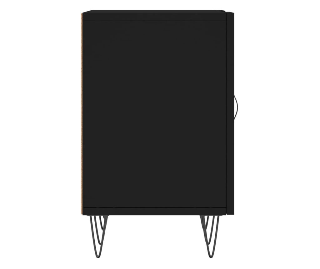 TV komoda, crna, 150x30x50 cm, kompozitno drvo - 7