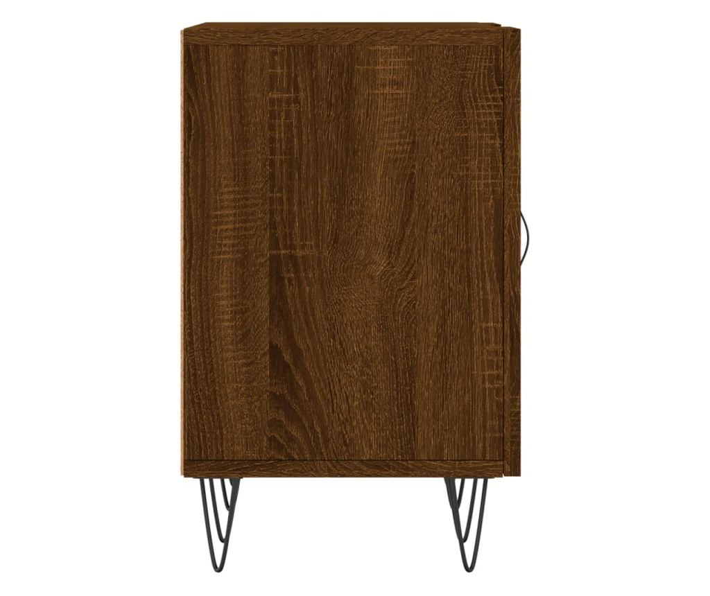 TV komoda, smeđi hrast, 150x30x50 cm, kompozitno drvo - 7