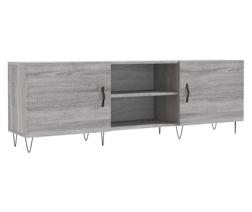 TV Ormarić, Sonoma Siva, 150x30x50 cm, Kompozitno Drvo - 2