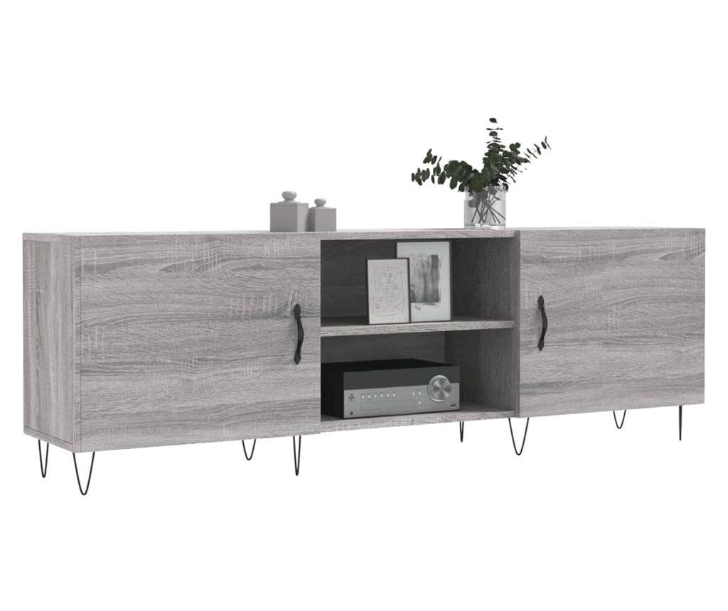 TV Ormarić, Sonoma Siva, 150x30x50 cm, Kompozitno Drvo - 3