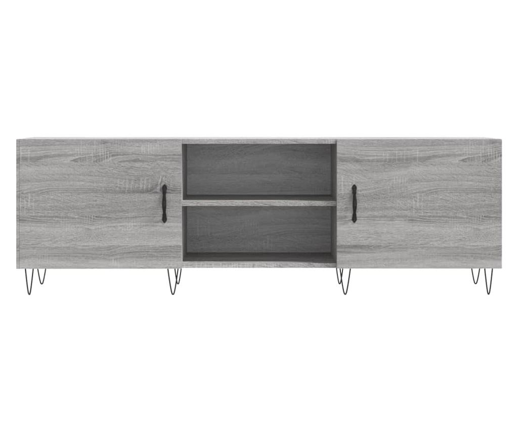 TV Ormarić, Sonoma Siva, 150x30x50 cm, Kompozitno Drvo - 5