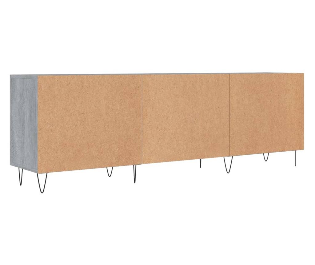 TV Ormarić, Sonoma Siva, 150x30x50 cm, Kompozitno Drvo - 8