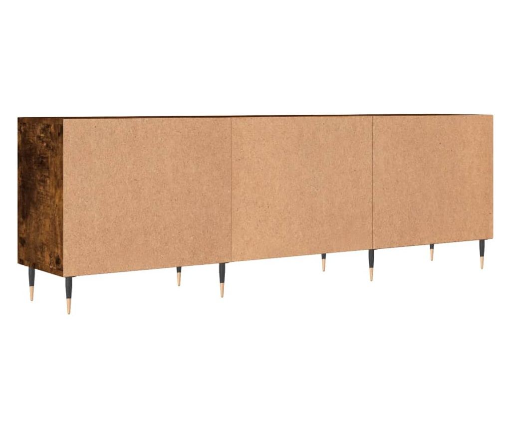 TV komoda, dimljeni hrast, 150x30x50 cm, kompozitno drvo - 8