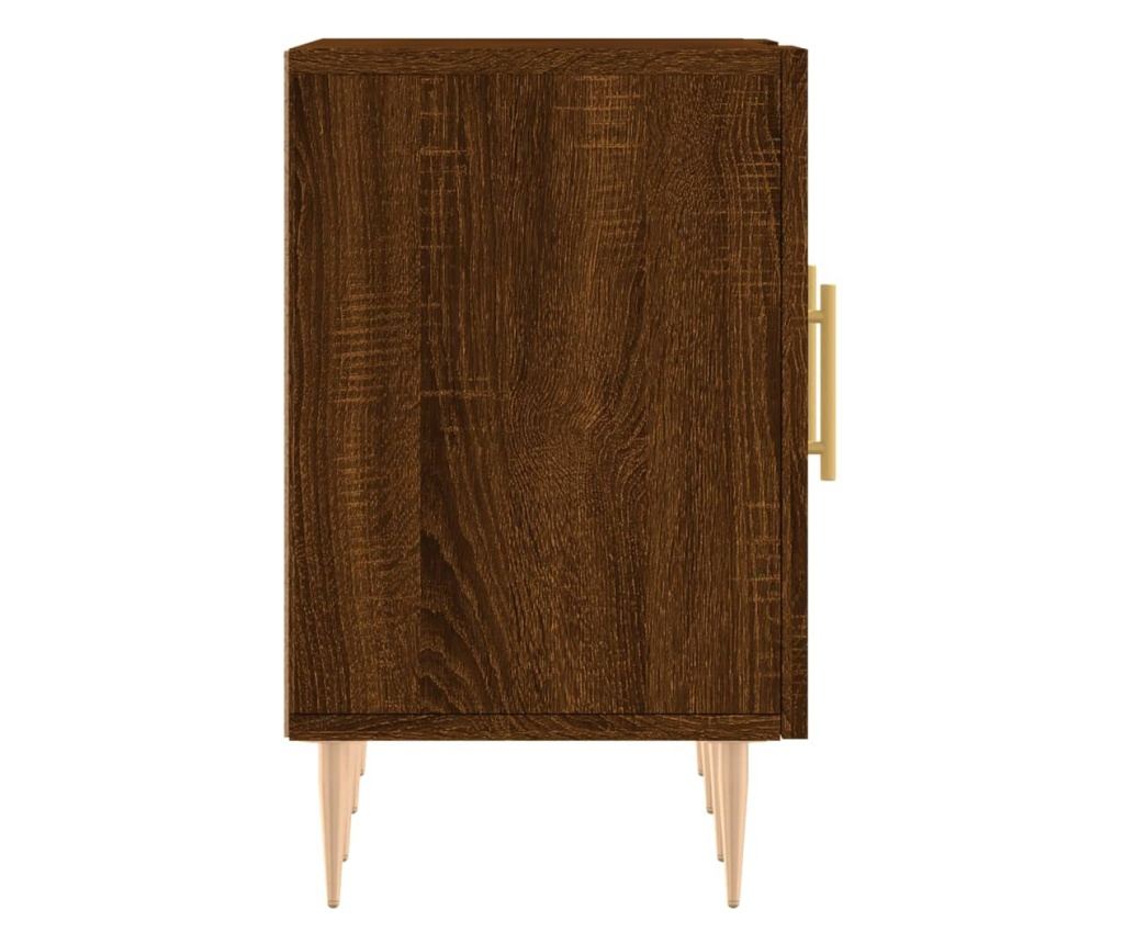 TV komoda, smeđi hrast, 150x30x50 cm, kompozitno drvo - 7