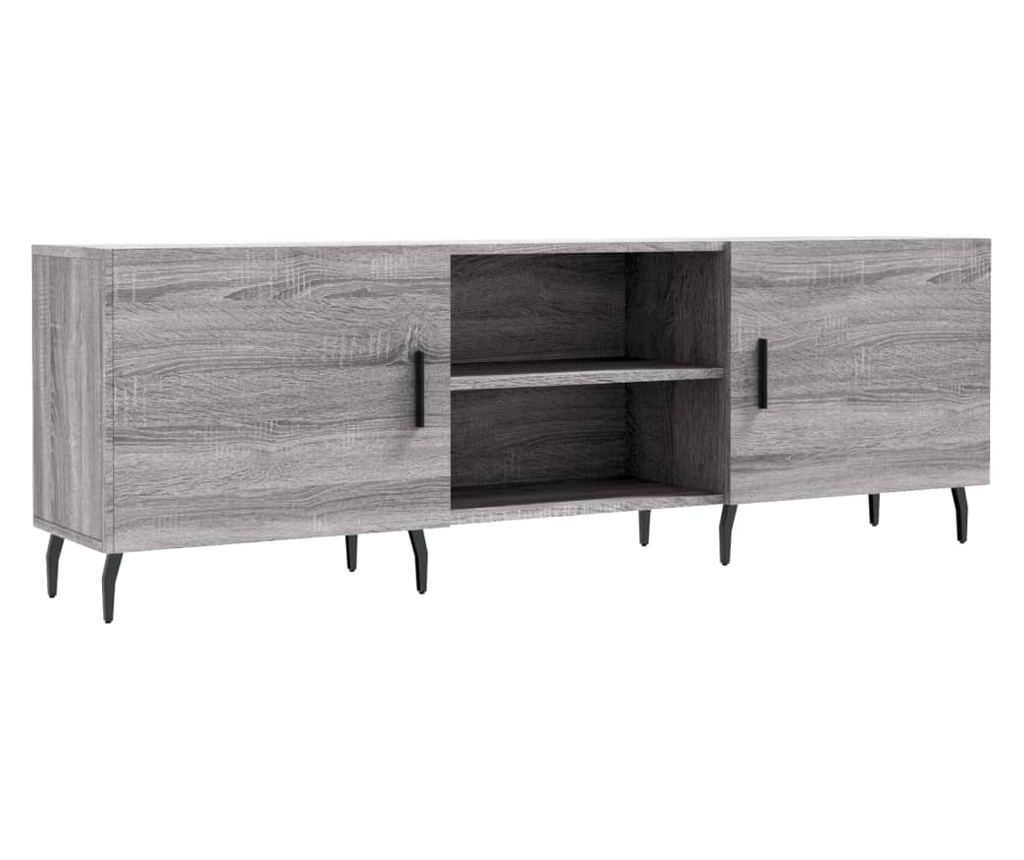 TV komoda, siva sonoma, 150x30x50 cm, kompozitno drvo - 2