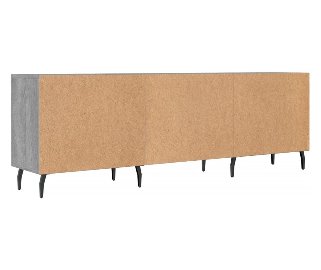 TV komoda, siva sonoma, 150x30x50 cm, kompozitno drvo - 8