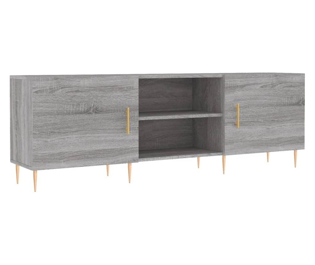 TV komoda, siva sonoma, 150x30x50 cm, kompozitno drvo - 2